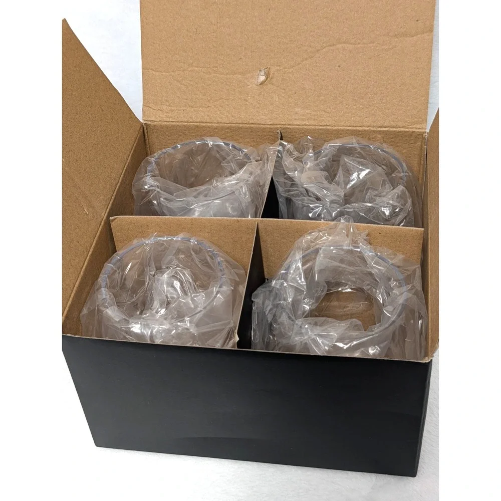 Curtis Stone Set of 4 Unbreakable 16oz Stemless Wine Glasses Thumb Imprint